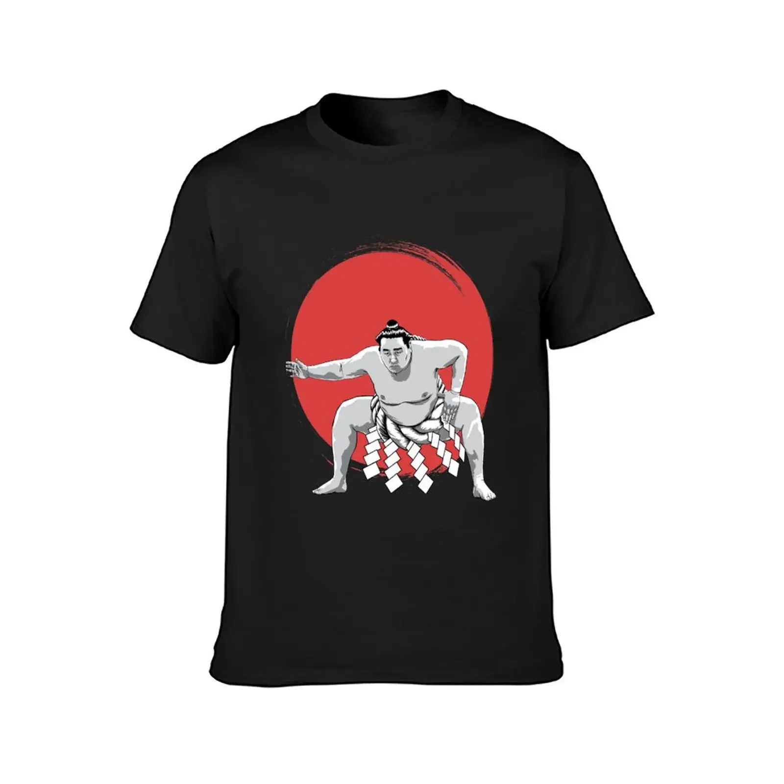Japanese sumo wrestler in Tokyo tshirt etc T-Shirt anime t shirts man clothes men workout shirt