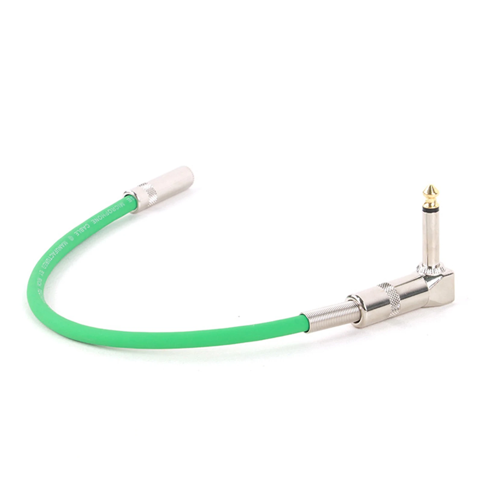 1PC 90 Degree Right Angle 1/4 TS Mono 6.35 Male to 3.5mm Female Stereo Audio Cable Line Right Angle Bend 6.35 to 3.5 Audio Cable