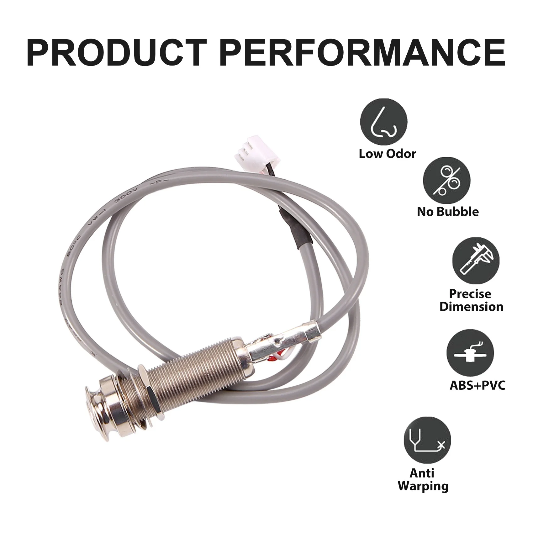 Under Saddle Piezo Pickup Onboard Preamp System for Acoustic Guitar image 6
