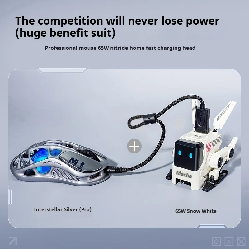 GravaStar M1 M2 Draadloze Muis Mercury K1 Toetsenbord Magnesiumlegering Hol ontwerp Bluetooth 2.4G Bedraad RGB Gaming PC Accessoires - afbeelding 1