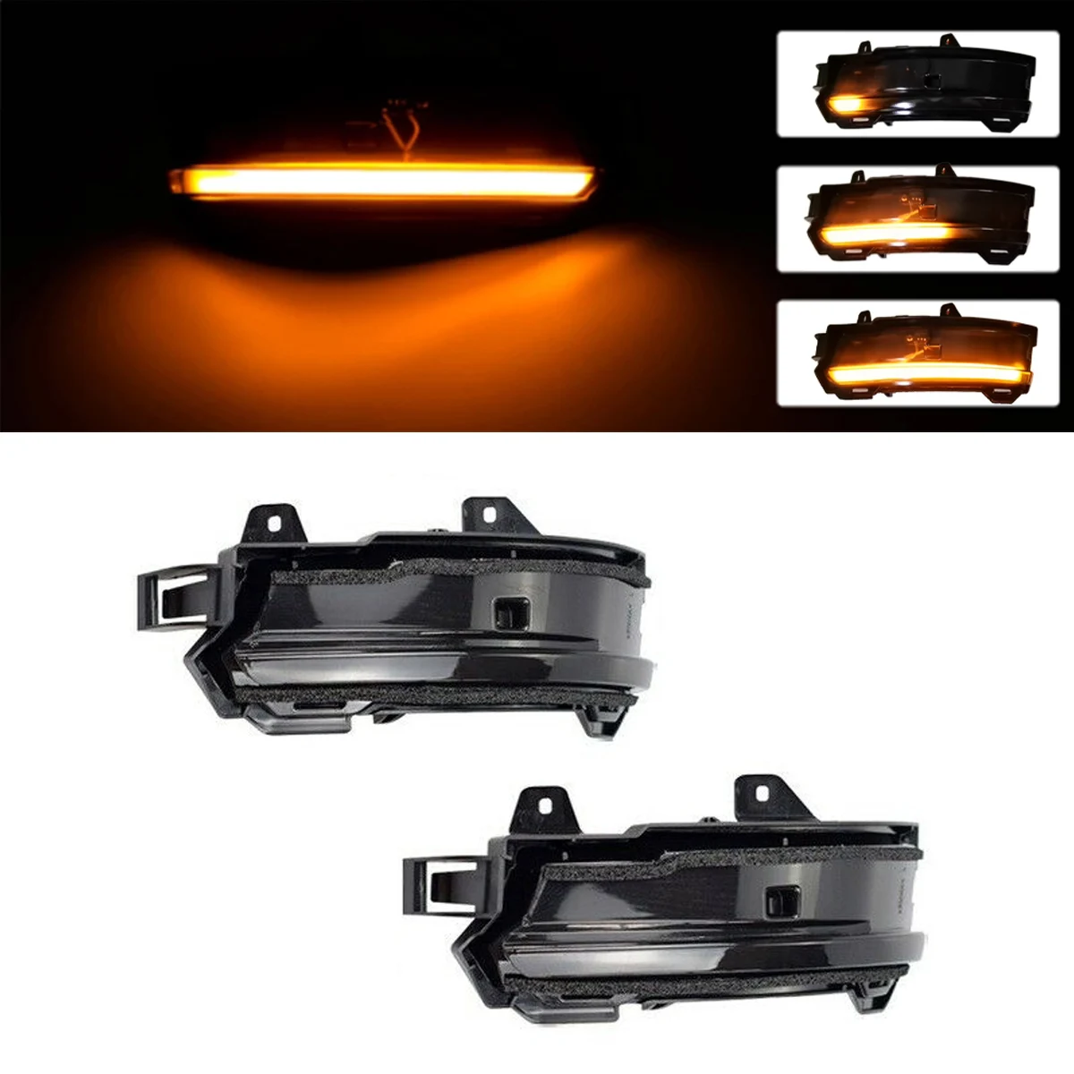 2x LED Side Mirror Light Turn Signal Blinker Lamp For Land Rover Discovery Sport L550 Range Rover Evoque Car Accessories