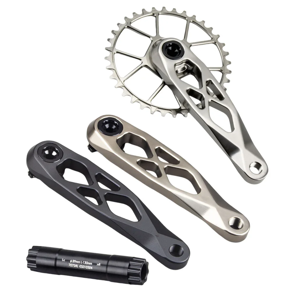 1 Pair Ebike Crank Set Bicycle Crank For DUB Mountain Bike Bicycle Crankset Replacement Accessories For 68mm/73mm Bottom Bracket