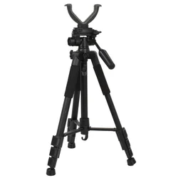 Outdoor Hunting Accessories Tripod For Hunting Shooting Stick Rack Aluminum V-Yoke Shooting Rack Universal Camera Tripod 1.8M