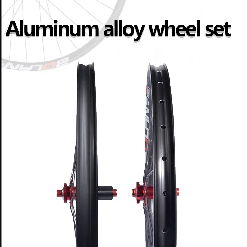 Bolany Aluminum Wheels MTB 29 27.5 Wheel Bicycle Spokes 32H Thru Axle Hub HG MS XD 135 QR Mountain Bike Wheelsets 29er Wide Rim