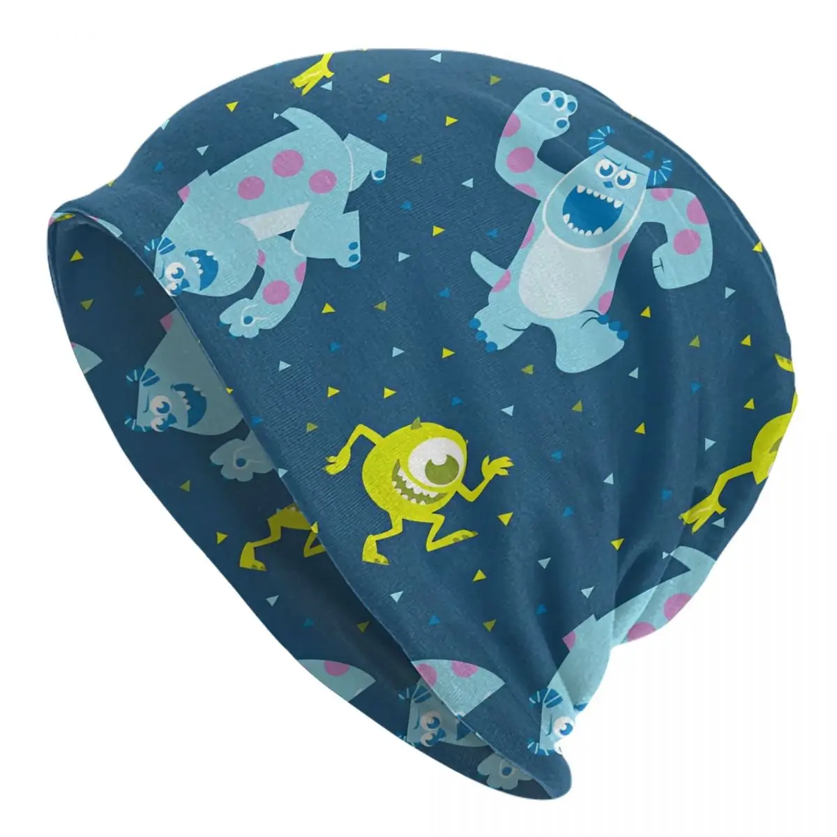 

Monsters, Inc. Caps Cartoon comedy Goth Men Women Outdoor Skullies Beanies Hats Spring Warm Dual-use Bonnet Hats