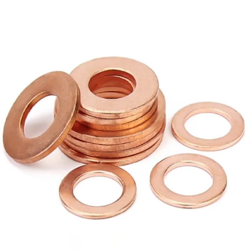 Copper Sealing Washers Metric M3 M4 M5 M6 M7 M8 M9 M10 M11 M12 M13 M14 M15 M16 M17 M18 M20 M21 M22 M23 M24 M27 M30 M33 M36 M42