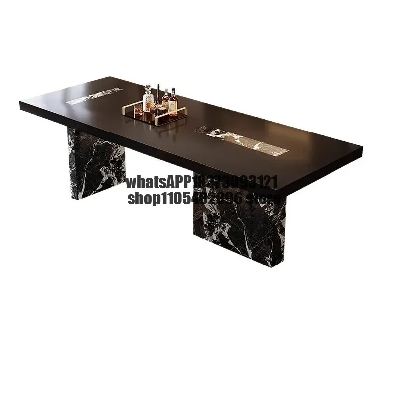 High Quality Dining Table Aesthetics Light Luxury Unusual Modern Design Restaurant Table Art Mesas De Jantar Home Furniture