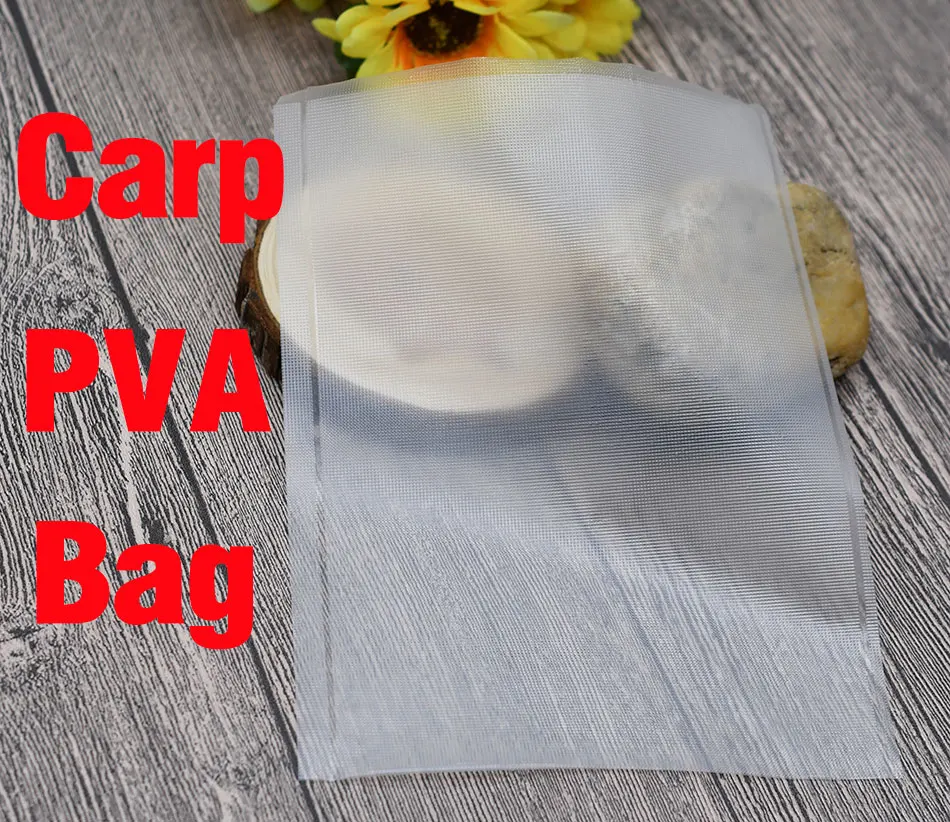 200Pcs Karpfen Angeln PVA Taschen PVA Mesh Schnelle Auflösen Umwelt Angeln Material Tackle Karpfen Köder Taschen Karpfen Angeln Tackle – Detail 3