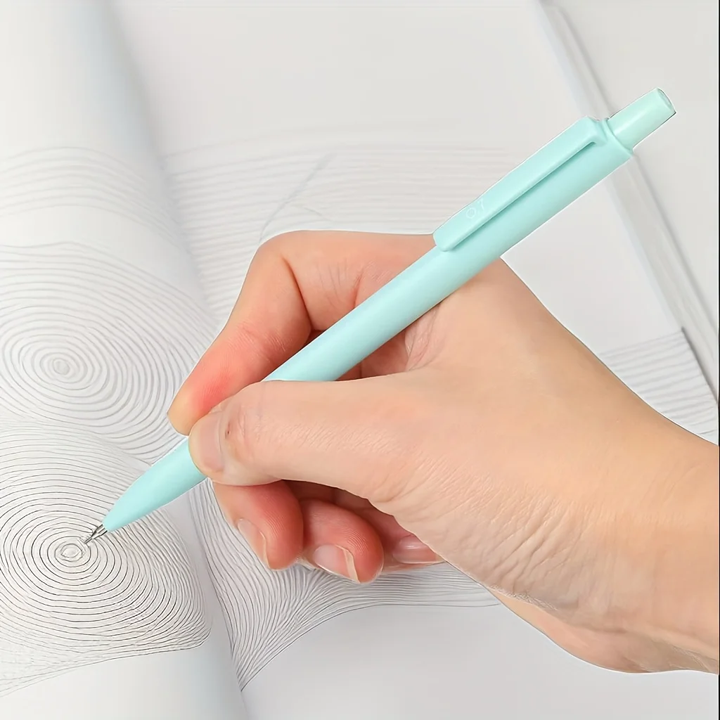 Pastellfarbenes Druckbleistift-Set, bestehend aus 1/6 niedlichen Teleskopbleistiften. Die farbigen Druckbleistifte sind geeignet für – Detail 6