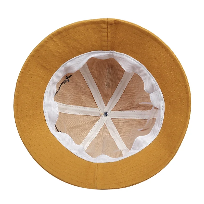 Bonito sapo balde chapéus feminino balde chapéu feminino verão ao ar livre sol pesca boné de algodão selvagem panamá chapéus