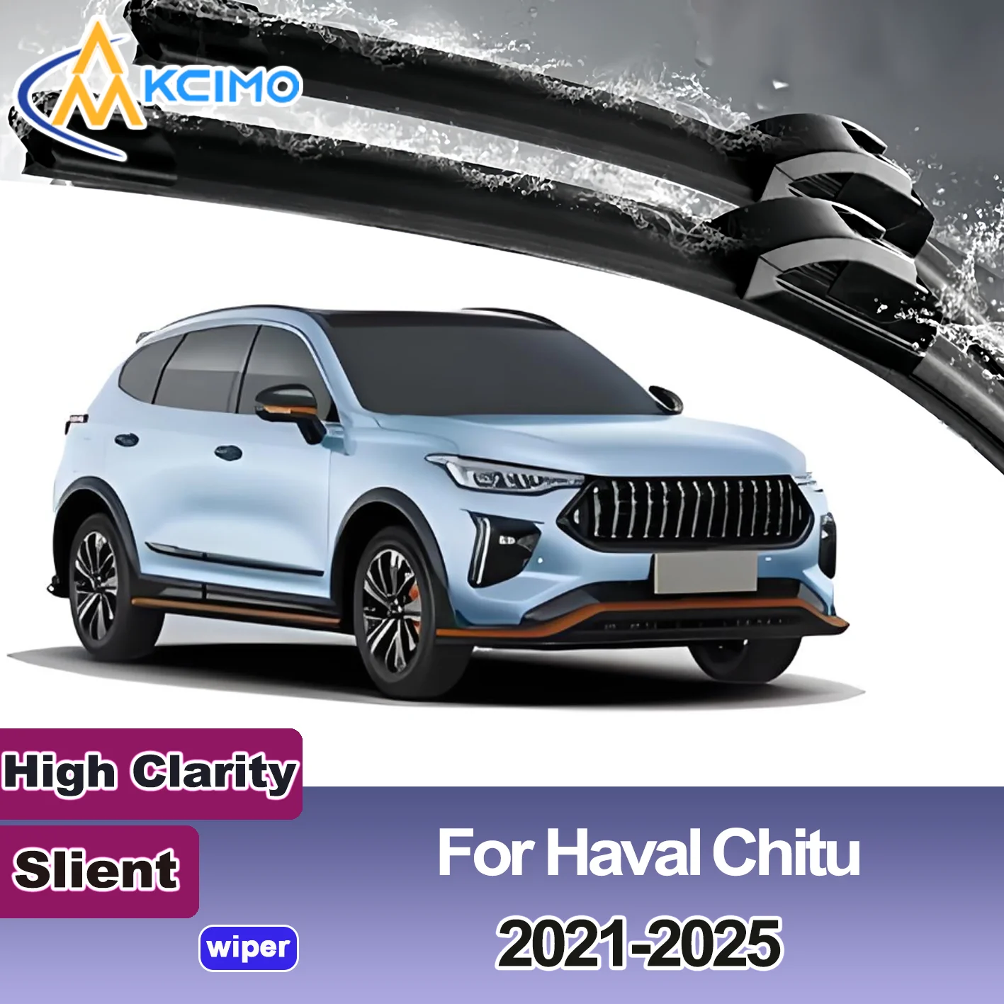

2PCS New Front Windshield Wiper Blade for Haval Chitu 2021-2025 Front Windshield Auto Wipers Blade Accessories 2025 2024 2023