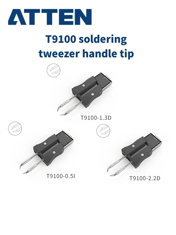 ATTEN T9100-1.3d Soldering Tweezer Handle Tip for N9100 Desoldering Station Handle Replacement Part Accessories Tool