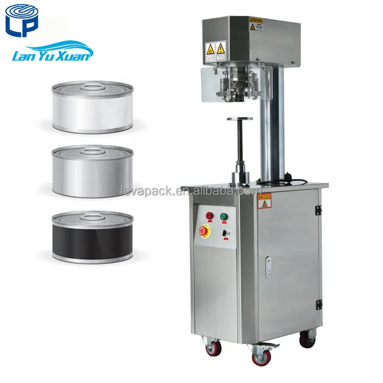 

Leva Packaging Equipment Manual Semi Automatic Tinplate Metal Can Sealing Machine