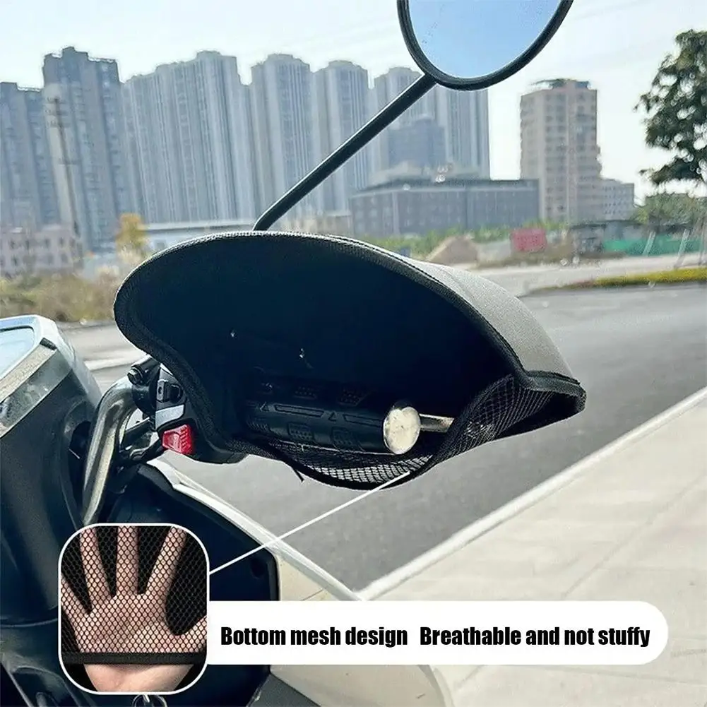 

Motorcycle Handlebar Muffs Electric Vehicle Sun Protection Hand Gloves Covers Waterproof Grip Accessories Windproof Mittens G7U8