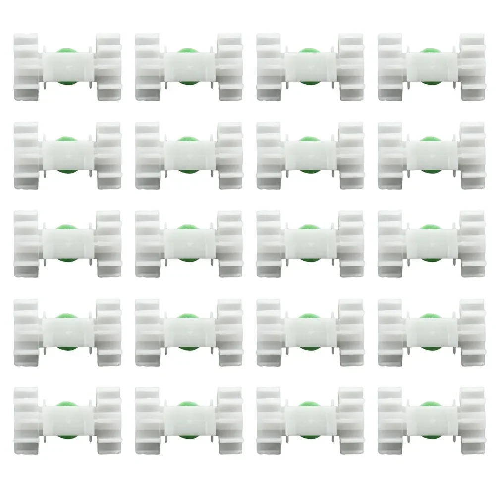 Decorative Strip Door Clips Plastic 31*20mm White+Green For BMW Moulding Rivet Bump E36 E46 323 325 328 330 Exterior