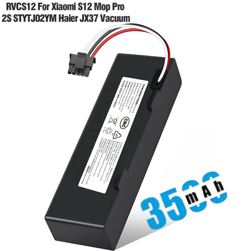 

Conga 3290/3390-3890 Series Robot Battery 14.8V 3500mAh Li-ION Replacement for Xiaomi Mop 2S/P/Pro Mijia STYTJ02YM.