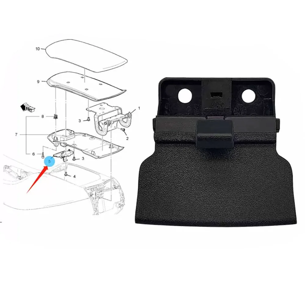 Para Chevrolet Malibu Nuevo Original Caja de Reposabrazos Central con Cerradura, Clip de Canal Central, Placa de Consola con Bloqueo 84318923