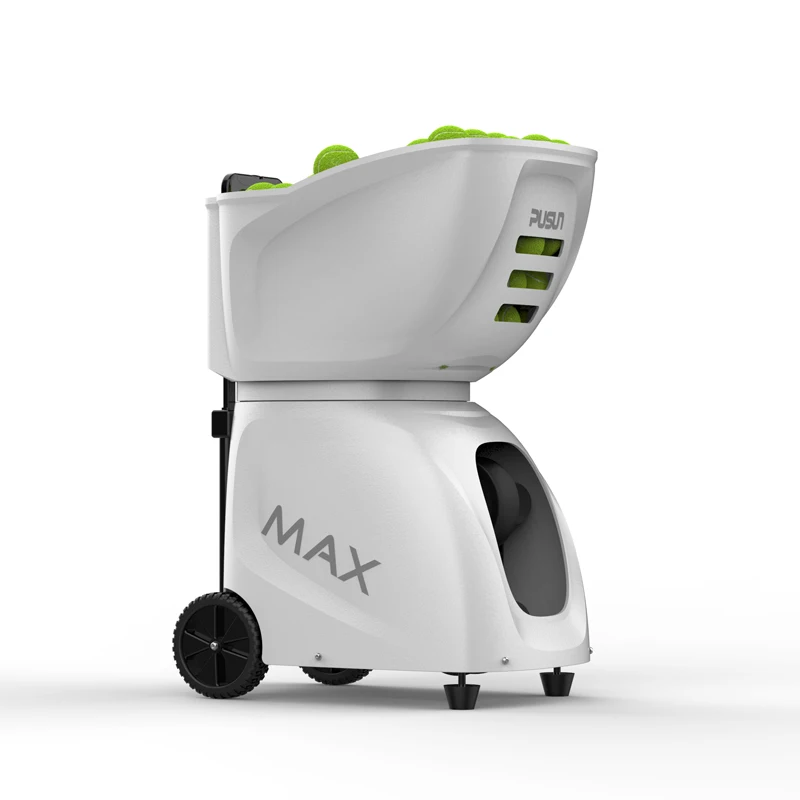 

PT Max C Popular Cheap Portable Smart Tennis Ball Machines With Launcher Long Battery Life 5-8 Hours