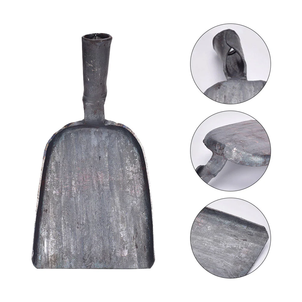 Coal Hand Fireplace Ash Barbecue Kitchen Sand Shovels Garden Trowel Steel Cleaning Scooping Spade