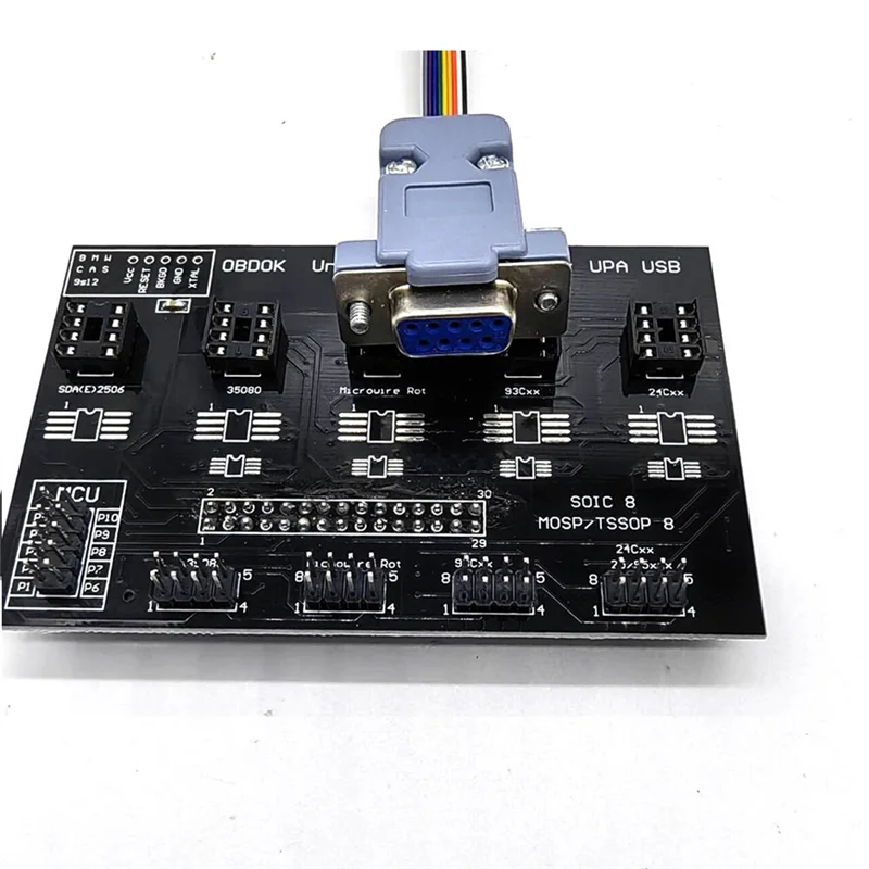 UPA-USB ECU Programmer Universal Eeprom Adaptor Papan SOP8 SOIC8 Klip UPA-USB V1.3 Kabel Uji