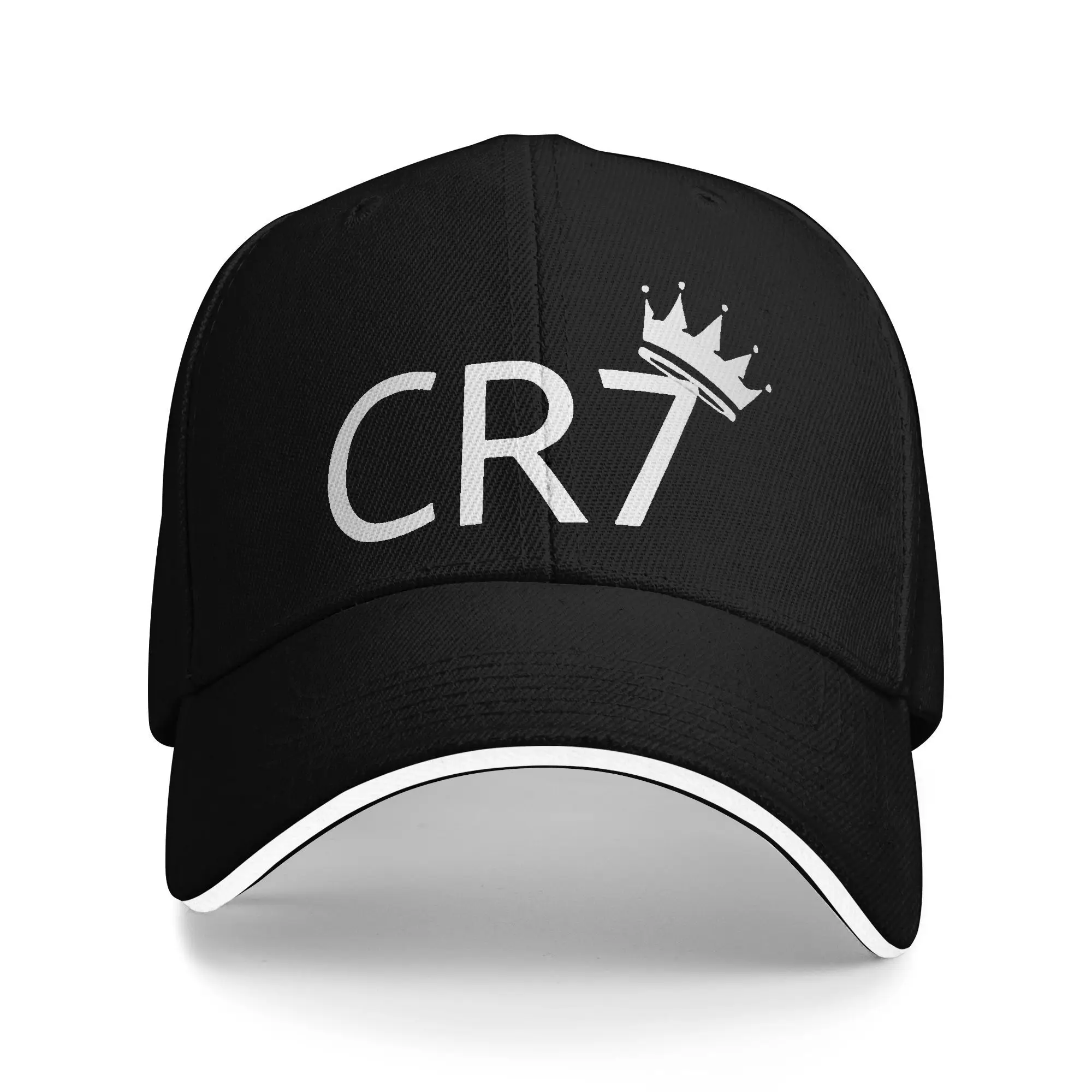 

Soccer CR7 Baseball Cap Fashion Ronaldos Sandwich Hats for Men Women Adjustable Dad Hat Travel Gift