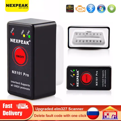 NX101 Pro Bluetooth OBD2 Car Scanner v1.5 NEXPEAK