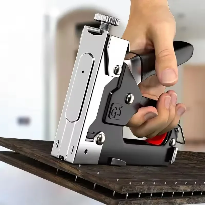 Indoor Decoration Nail Gun Home Decoration Woodworking Tools 4-in-1 Nail Gun DIY Furniture Building Nail Gun