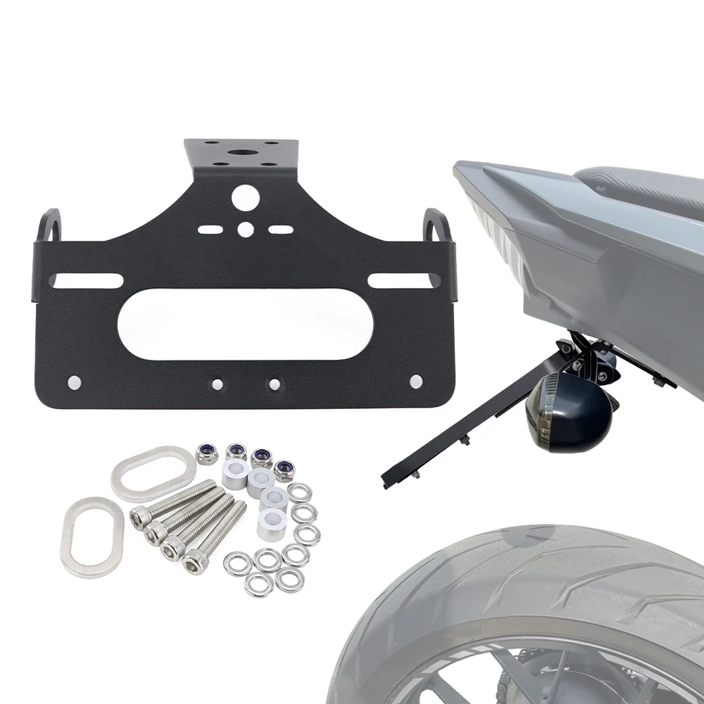 

For Honda CBR500R CB500F 2016-2022 2023 2024 2025 CB500 Hornet Rear Tail Tidy Fender Eliminator kit License Plate Holder Bracket