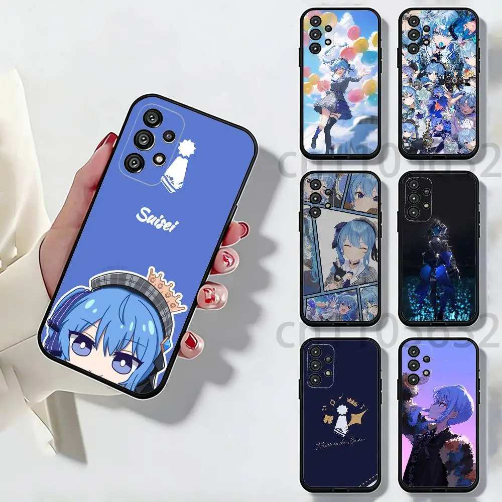 H-Hoshimachi S-Suisei Phone Case for Samsung Galaxy A73,23,53,33,14,24,13,72,22,52,32,54,A34 Soft Cover