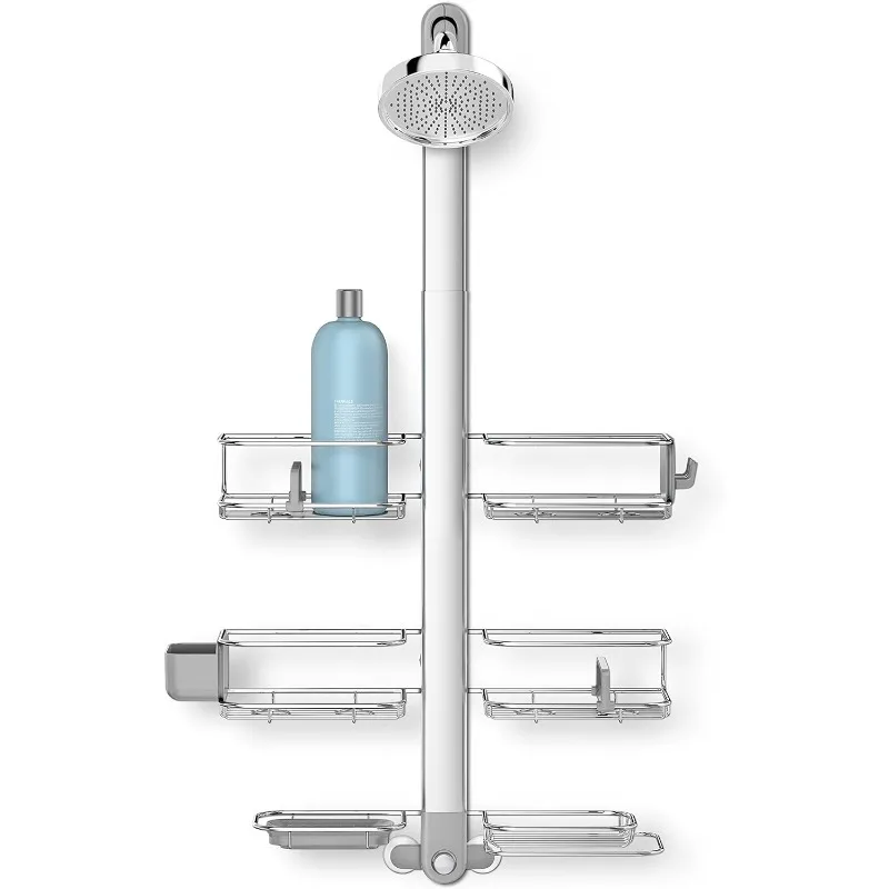 

Adjustable and Extendable Shower Caddy XL, Stainless Steel and Anodized Aluminum