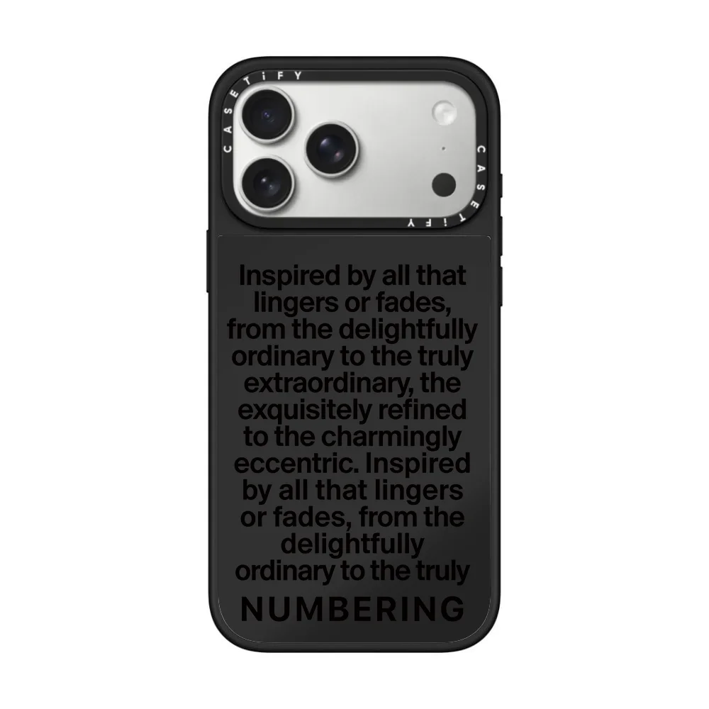 CASETiFY Co-brand NUMBERING Jewelry Collection Magnetic Phone Case for iPhone 17 16 15 14 13 Pro Max Air Plus Protect Cover view 6