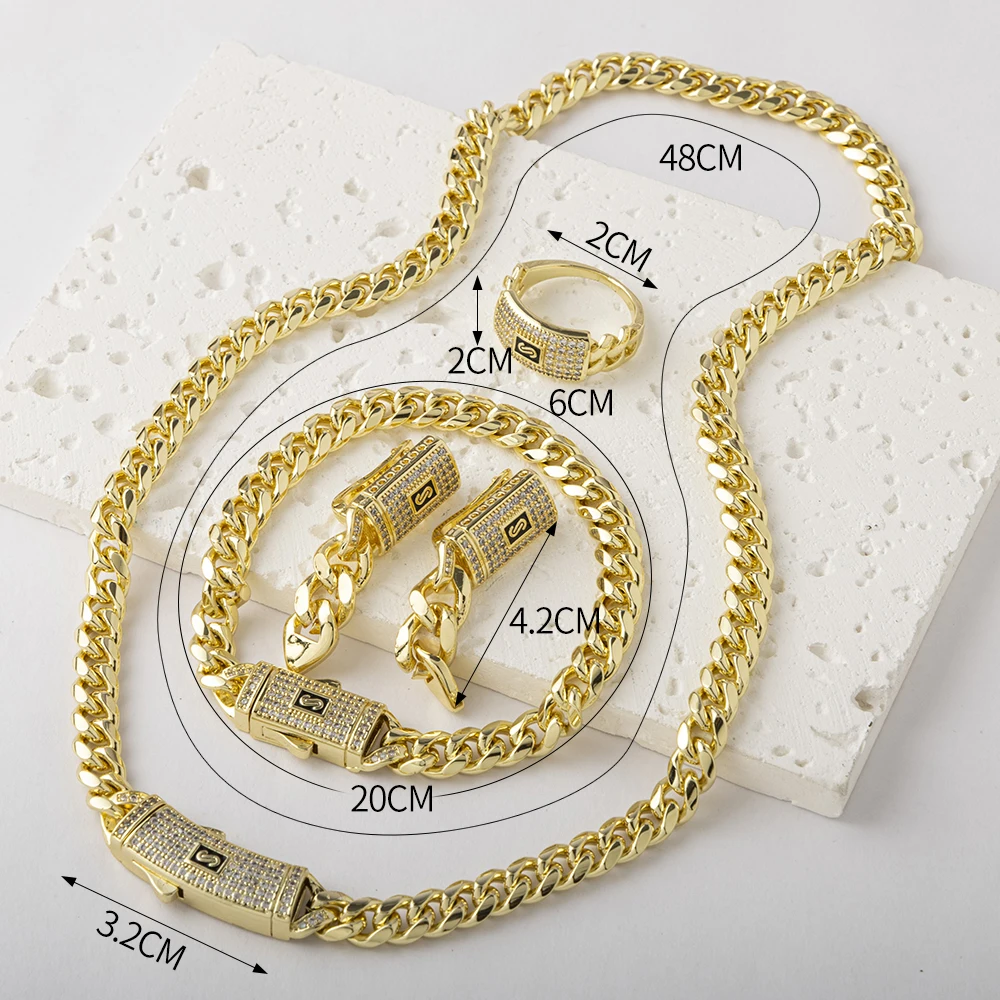 LUIZADA Fashionable and Exquisite Women\'s Jewelry Set Wedding Jewelry Accessories Gift