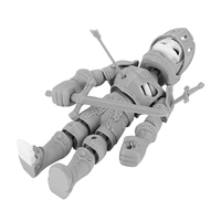 3D Printed Skeleton Knight Collectible Fidget Toy with Flexible Joints Articulated Skeleton Knight Action Figures