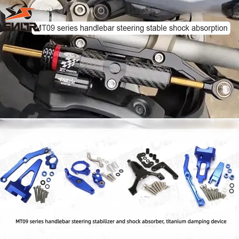 SNOR Motorcycle CNC Aluminum Steering Damper Stabilize Dampers Bracket For YAMAHA MT-09 2024- SP 2021 2022 2023 Accessories