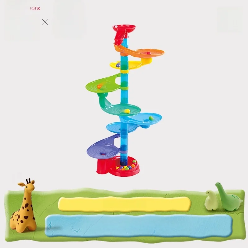 

Interactive Early Eon Building Blos Toy for Boys Ball Rolling Tra Design nt Plaything Magnetic Tile Model