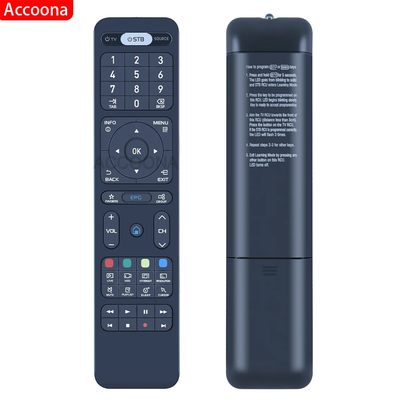 

ACCOONA New Remote Control for FORMULER 02F9 Z8 Z Alpha Z+ Neo Z7+5g ZX5g Z7+ ZX Z Nano Prime FOR0095