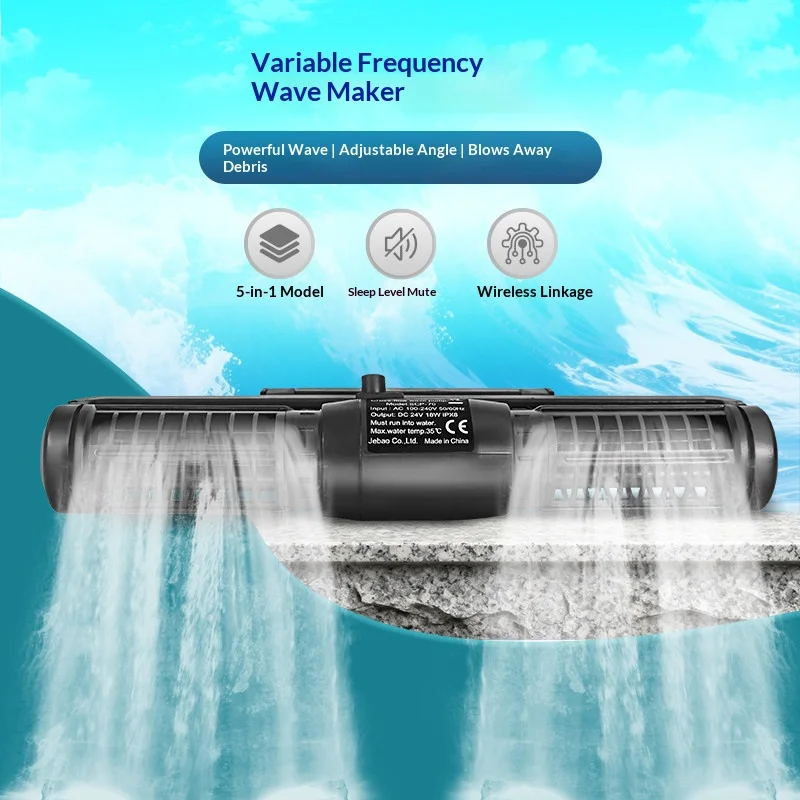 Jebao Jecod SCP Series Aquarium Cross Flow Wave Pump, Bluetooth APP & Controller For Marine Reef Fish Tank