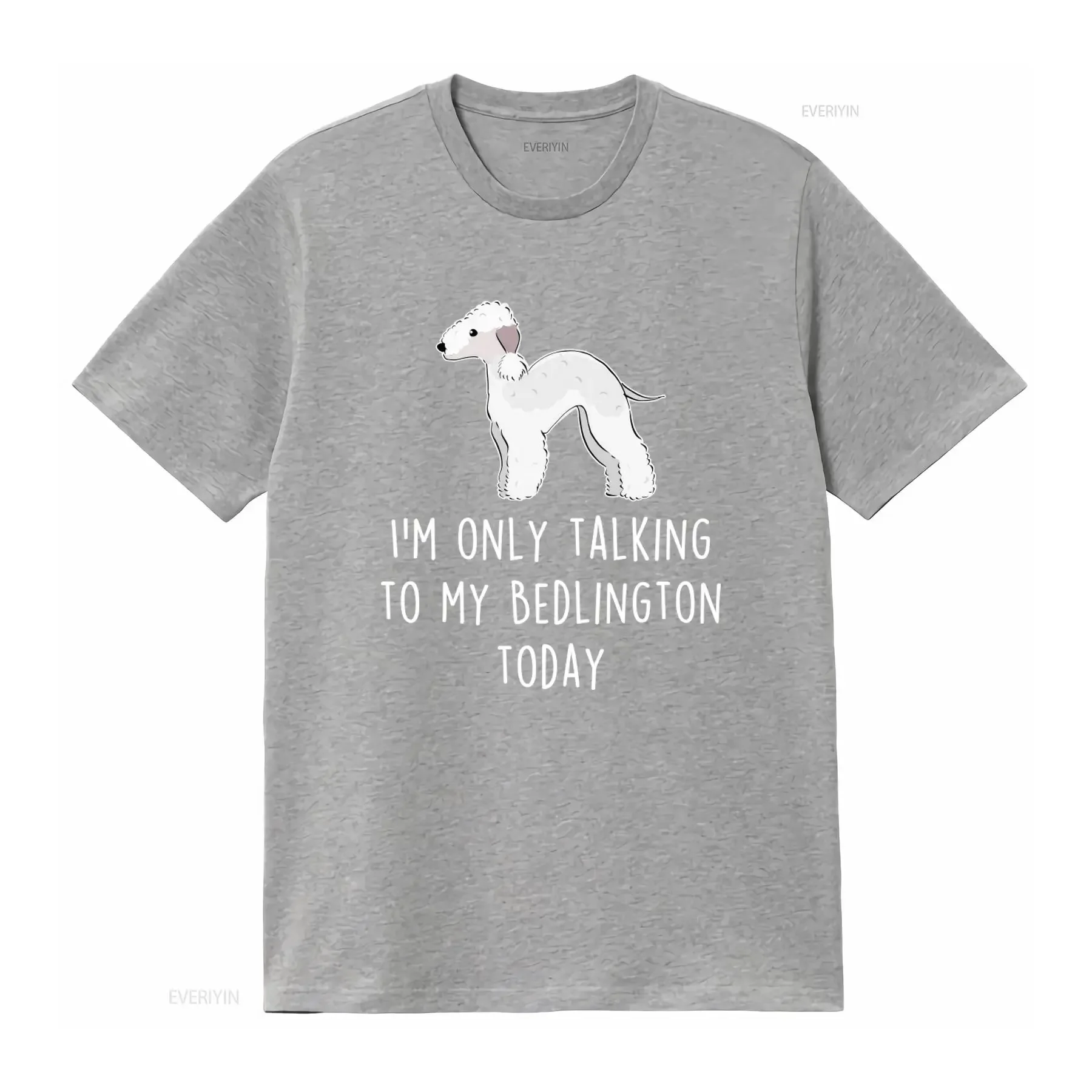 Bedlington Terrier T Shirt I'm Only Talking to My Today Funny Dog Lover Design for Cute Mom Dad Pet Sandy Humor vintage Washed - view 3