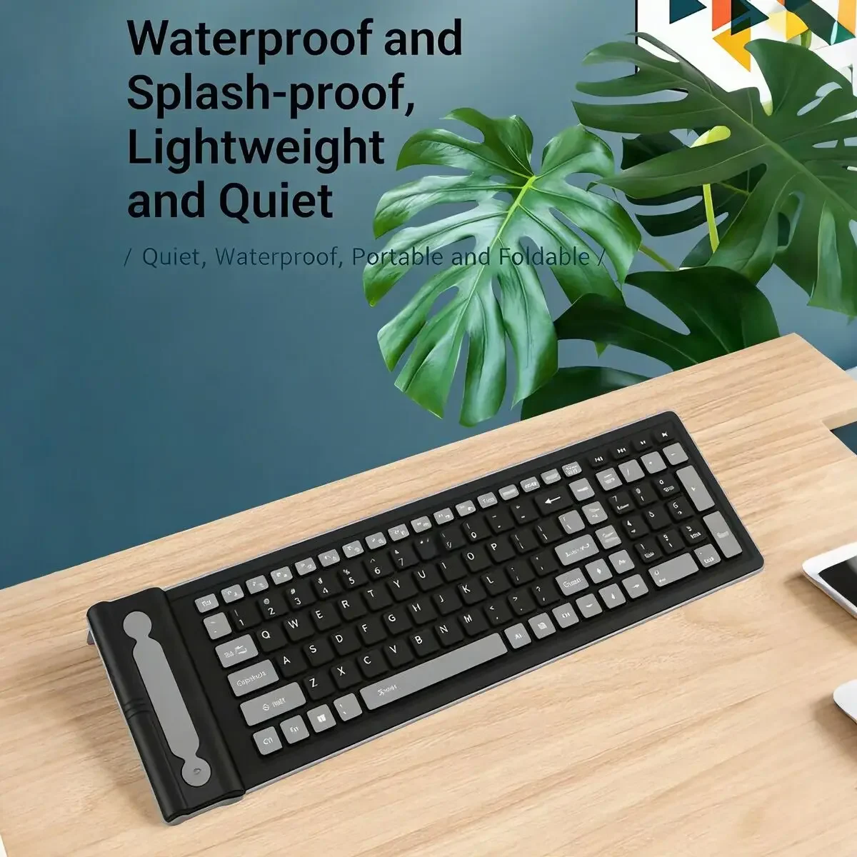 

Беспроводная портативная тройная клавиатура Bluetooth с сенсорной панелью, сенсорная универсальная клавиатура с ЧПУ для Apple Mac, планшетов Android, ноутбуков