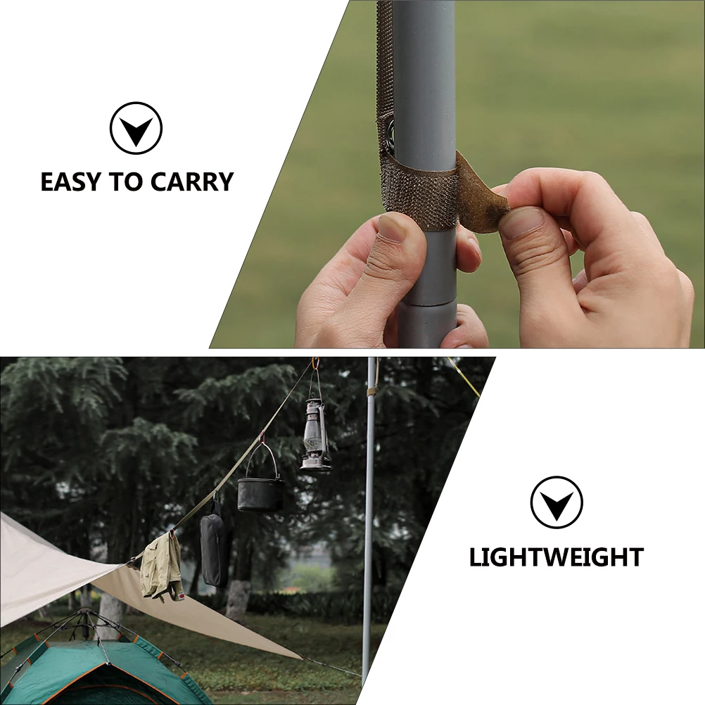 

1 set 1 Set Canopy Extension Windproof Clothesline Outdoor Hanging Strap For Tent Tarps Camp Hiking Lanyard With Hook