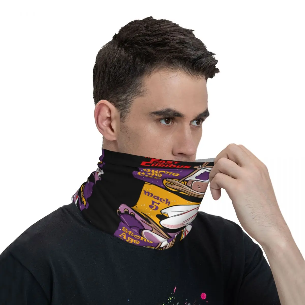 Car Racing Thin Bandana Neck ghetta Car Racing Wrap sciarpa fascia per il collo