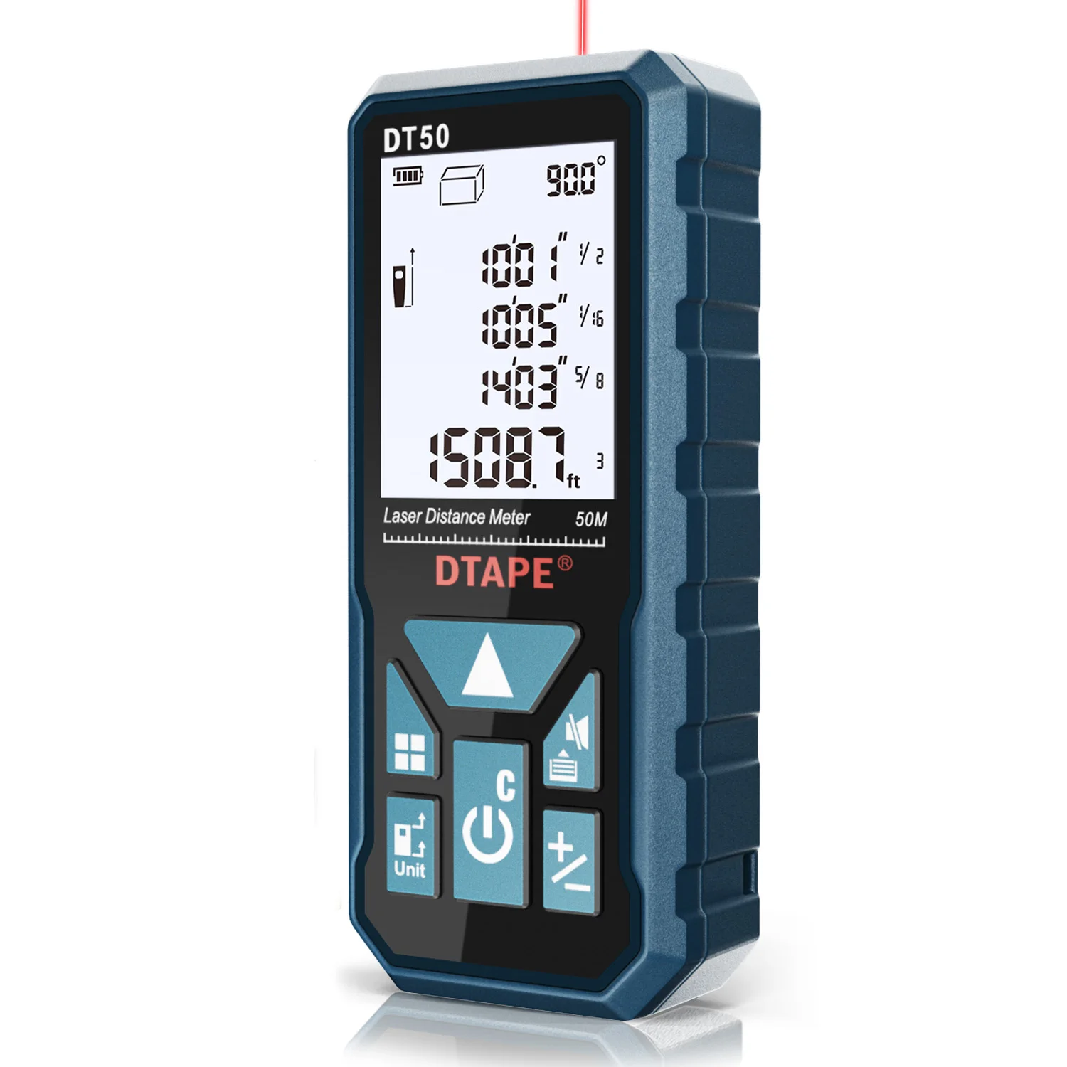 DTAPE-MILESEEY Sub-Brand Laser Trena DT50 DT100 Laser Tape Measuring Electronic Roulette Tools