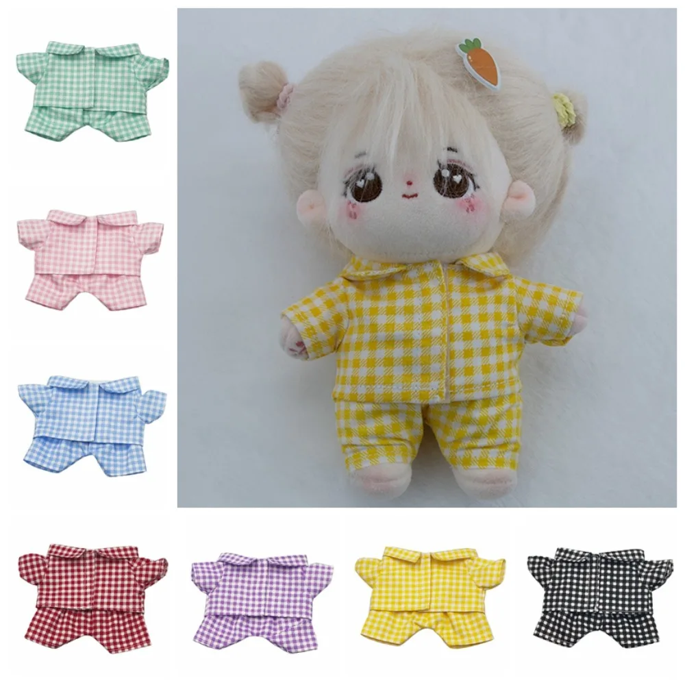 

Pajamas Cotton Doll Clothes T-shirt Set Sleep Plush Doll Clothes Kawaii Casual Doll Clothes Outfit 20cm Cotton Doll