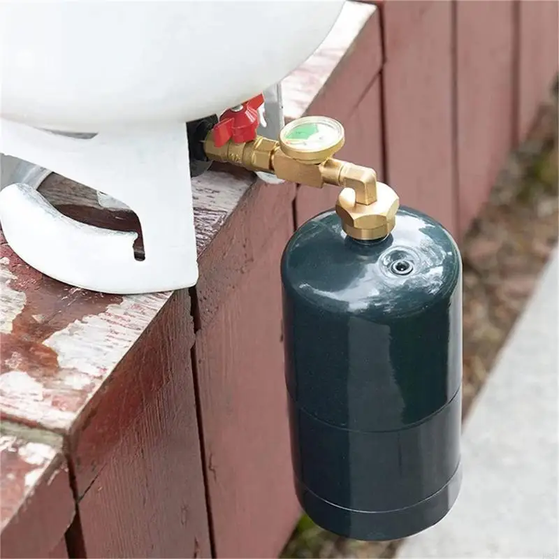 F92F نفخ زجاجة بروبان فعالة مع محول بروبان محول دائم مثالي للشواء والتخييم