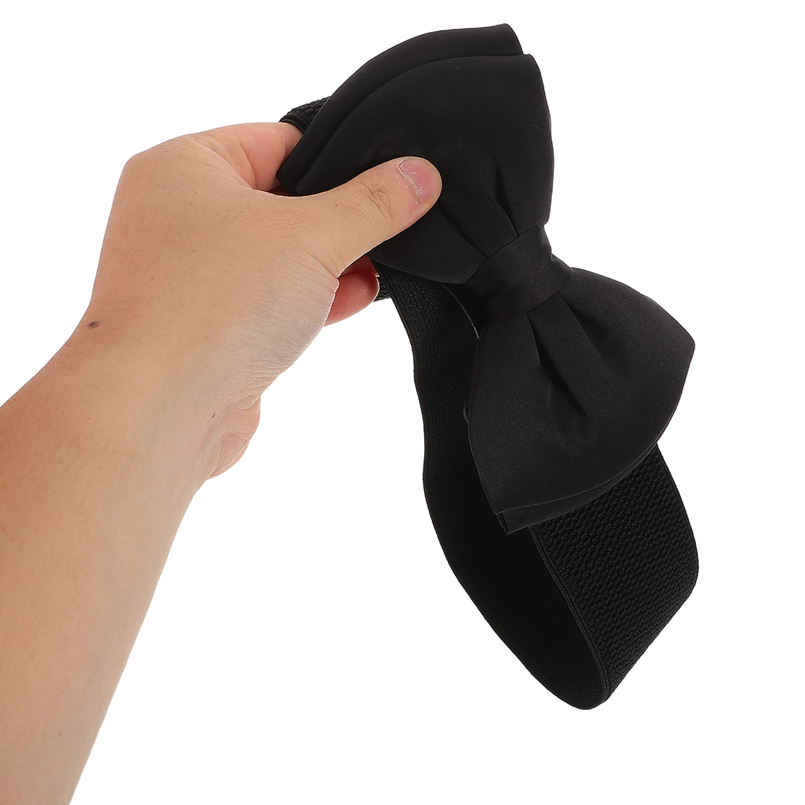 2 قطعة أحزمة الخصر المرنة واسعة Bowknot ل قابل للتعديل تمتد حزام فستان مشد القوس عقدة وشاح حزام 75 سنتيمتر #4