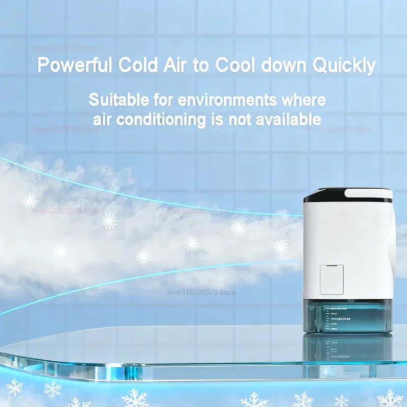 ترقية جديدة لعام 2025 مروحة تبريد الهواء الصغيرة لسطح المكتب مع مرطب رذاذ يعمل بالطاقة الصامتة تبريد محمول لغرفة النوم والمكتب المنزلي