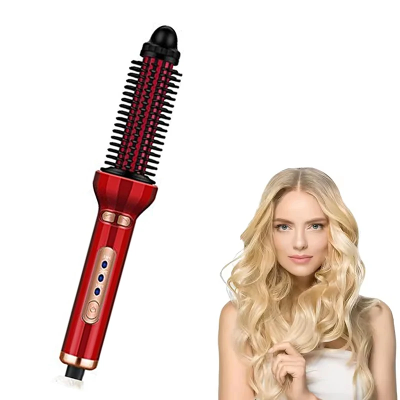 

New Arrival Rechargeable Ceramic Ionic Spiral Hair Curler Fast Heating PTC Auto Styler with LCD Temperature Display