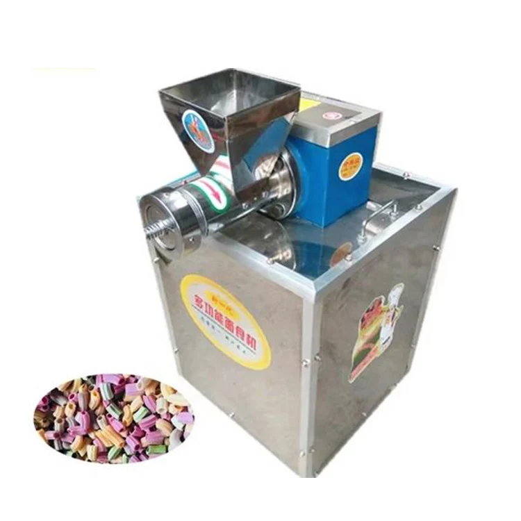 Hot Sale Commercial Automatic Multifunction Pasta Macaroni Noodles Fusilli Various Shapes Snacks Pasta Machine