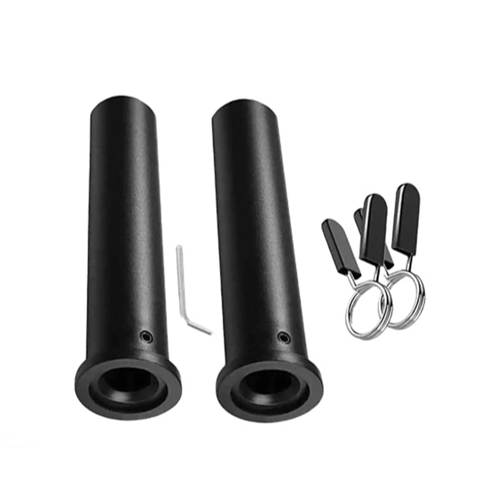 2x Barbell Adapter Sleeve with Wrench Variable Diameter Sleeve Gym Accessories 1 inch to 2 inch Barbell Adapter for Gym Parts