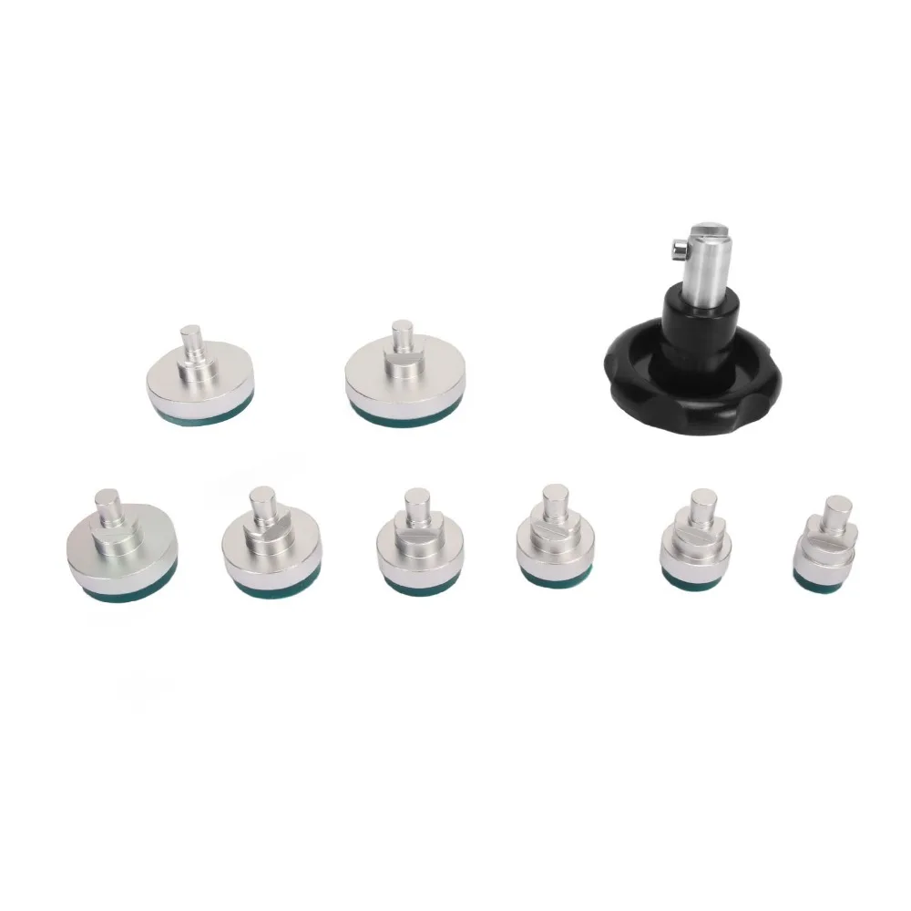 8Pcs Rubber Material Watch Case Opener Traceless Adjustable Size Horology Tool Green Color Suction Ring Type Shell Opening Tool